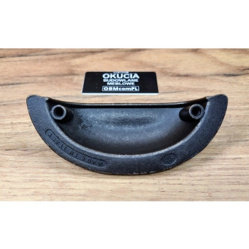 UCHWYT Meblowy MUSZELKA Duża 95x38 Rączka CIEMNY BRĄZ L-64 mm