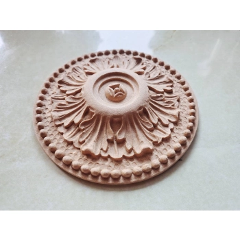 DEKOR Rozeta 140x25 Ornament Ozdobny Detal Dekoracyjny z Pyłu Drzewnego