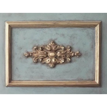 DEKOR Ażurowy 90x210 mm Ornament Ozdobny Dekoracyjny z Pyłu Drzewnego DIY