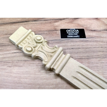 DEKOR 665x45 mm Pilaster Kariatyda Ornament Ozdobny z Pyłu Drzewnego DIY