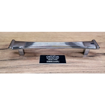 UCHWYT Meblowy KAITO 163x27 Retro Vintage Klasyczny CHROM Połysk L-128 mm